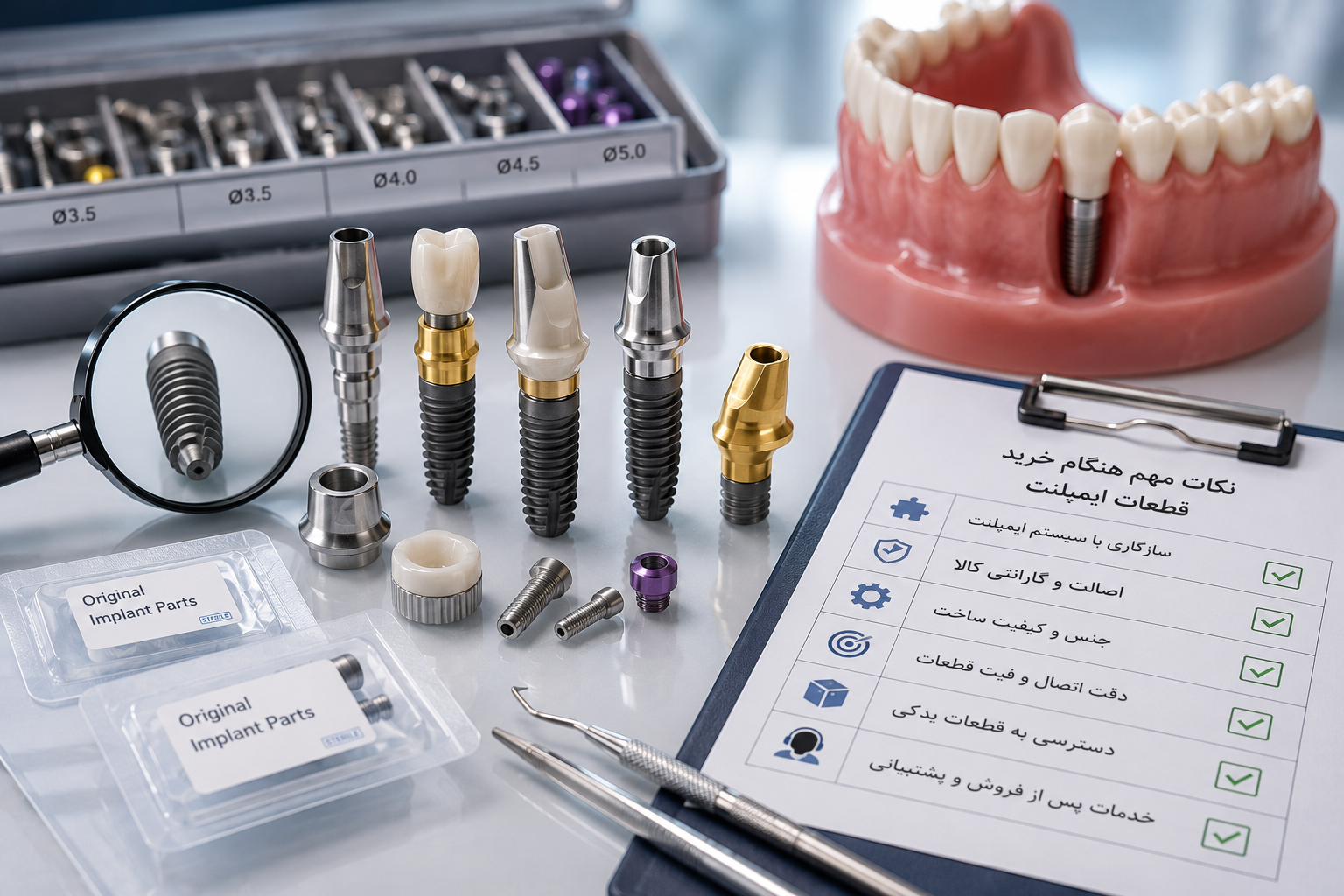 هنگام خرید قطعات ایمپلنت به چه نکاتی توجه کنیم؟