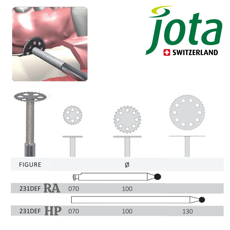 دیسک جراحی استئوتومی مخصوص هندپیس جوتا JOTA کد 231DEF HP